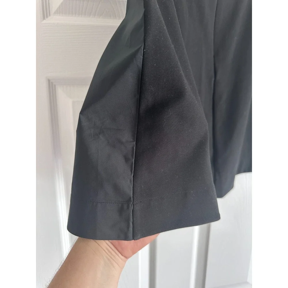 COS‎ Women's Size-L Black High-Waisted A-Line Skirt, Zipper Closure